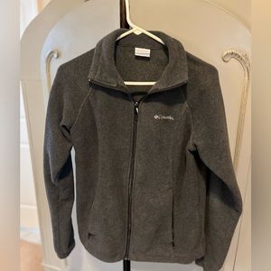 Gray Columbia zip up sweatshirt - size medium.